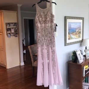 Adrianna Papell Lilac Formal Gown